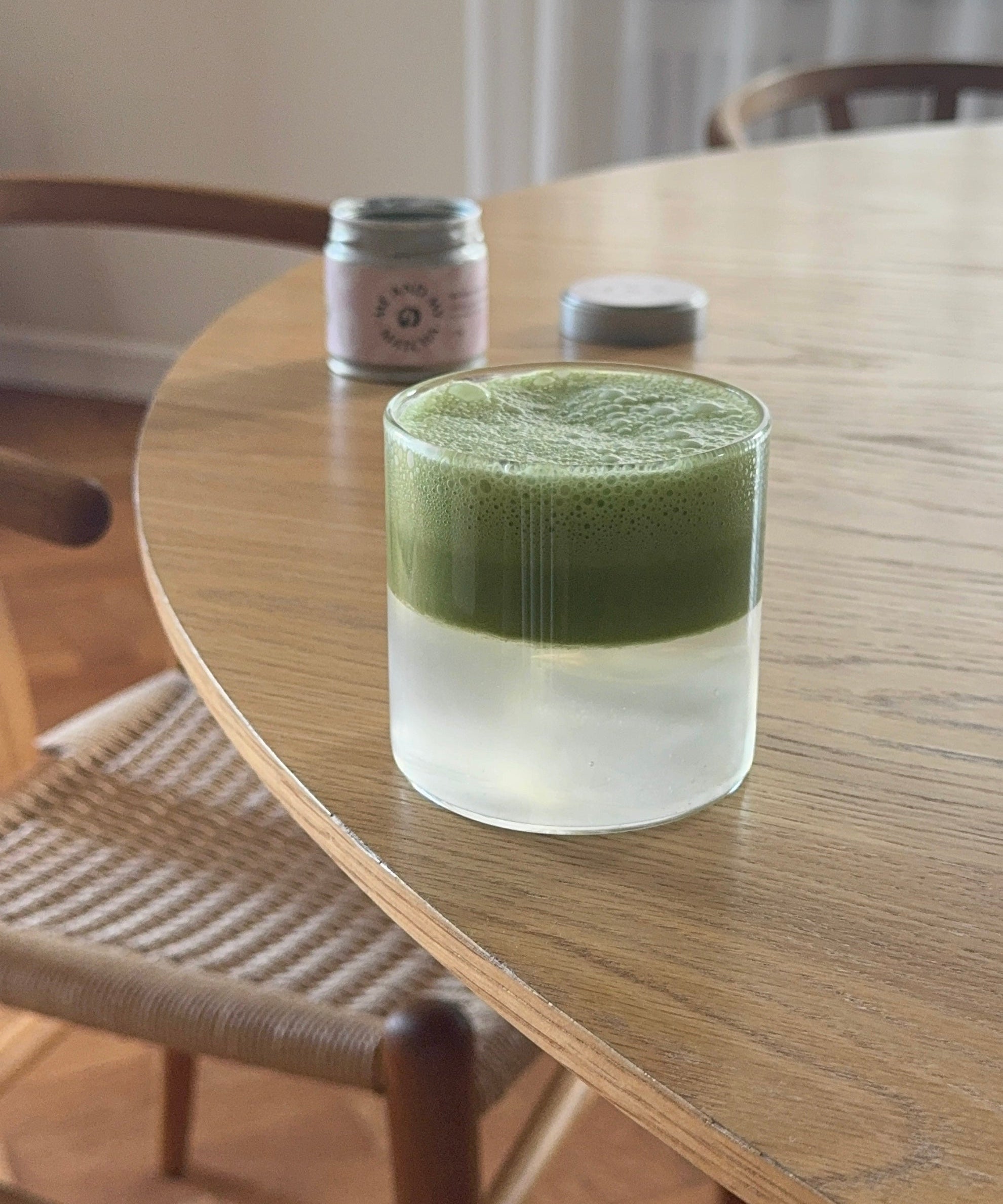 Coconut iced matcha