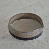 Hånddrejet matcha-skål - sort