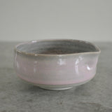 Hånddrejet matcha-skål - lyserød