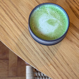 Hånddrejet matcha-skål - sort